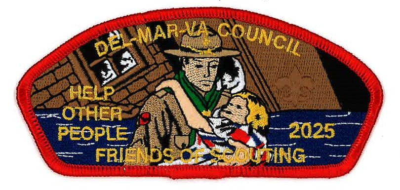 2025 FOS CSP 2025 Friends of Scouting Council Shoulder Patch